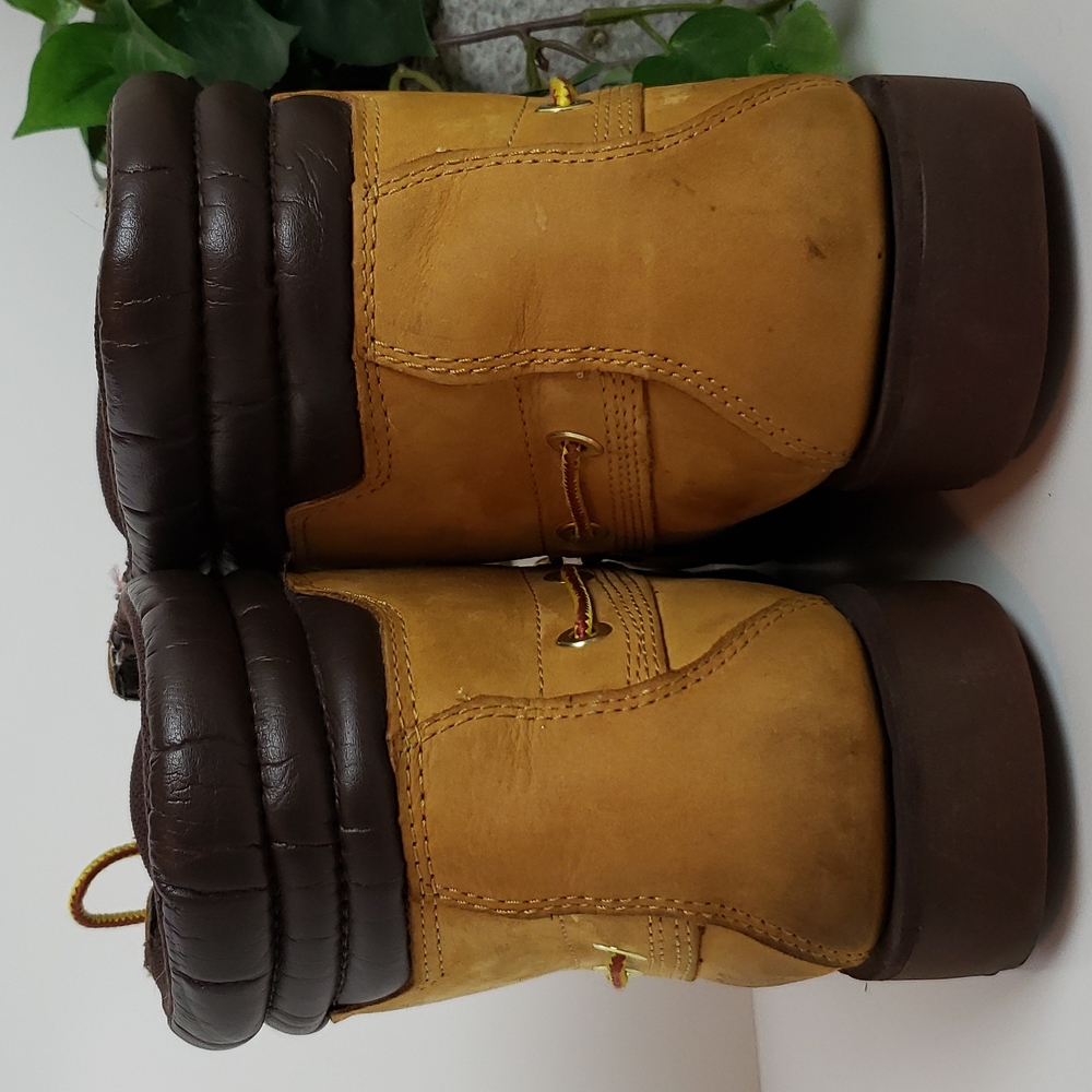 "Timberland" 7 eye moc toe midhaven lace up boots - Picture 7 of 13